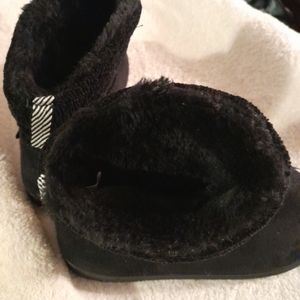 Women Long Bay Black Boots Size 5